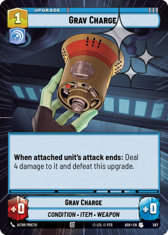 Grav Charge (587) (Hyperspace Foil) (587) [Ashes of the Empire]