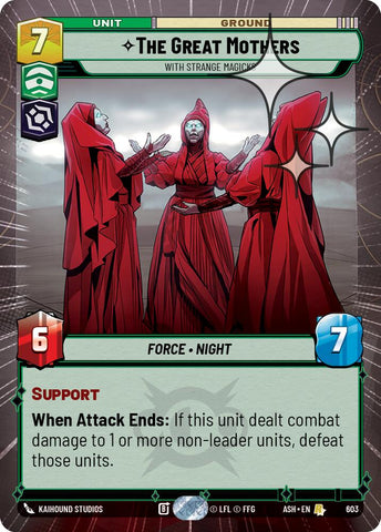 The Great Mothers - With Strange Magicks (603) (Hyperspace Foil) (603) [Ashes of the Empire]