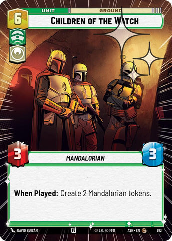 Children of the Watch (613) (Hyperspace Foil) (613) [Ashes of the Empire]