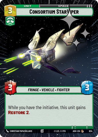 Consortium StarViper (624) (Hyperspace Foil) (624) [Ashes of the Empire]