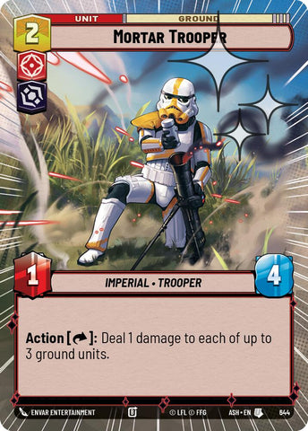 Mortar Trooper (644) (Hyperspace Foil) (644) [Ashes of the Empire]