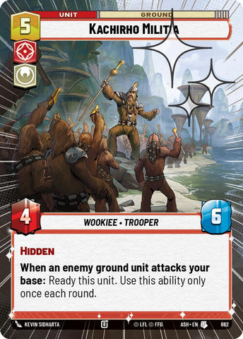 Kachirho Militia (662) (Hyperspace Foil) (662) [Ashes of the Empire]