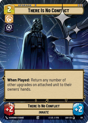 There Is No Conflict (701) (Hyperspace Foil) (701) [Ashes of the Empire]