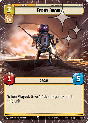 Ferry Droid (720) (Hyperspace Foil) (720) [Ashes of the Empire]
