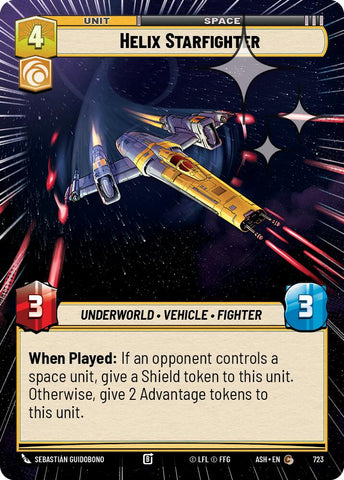 Helix Starfighter (723) (Hyperspace Foil) (723) [Ashes of the Empire]