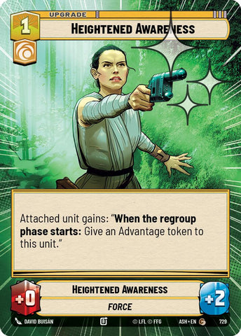 Heightened Awareness (729) (Hyperspace Foil) (729) [Ashes of the Empire]