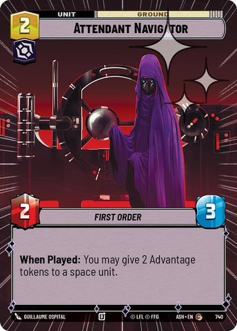 Attendant Navigator (740) (Hyperspace Foil) (740) [Ashes of the Empire]
