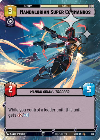 Mandalorian Super Commandos (742) (Hyperspace Foil) (742) [Ashes of the Empire]