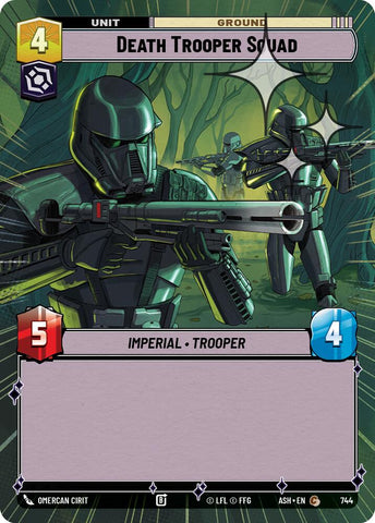 Death Trooper Squad (744) (Hyperspace Foil) (744) [Ashes of the Empire]