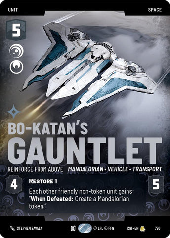 Bo-Katan's Gauntlet - Reinforce from Above (796) (Prestige) (796) [Ashes of the Empire]