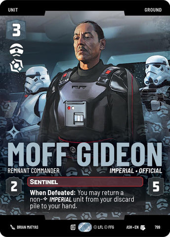 Moff Gideon - Remnant Commander (799) (Prestige) (799) [Ashes of the Empire]