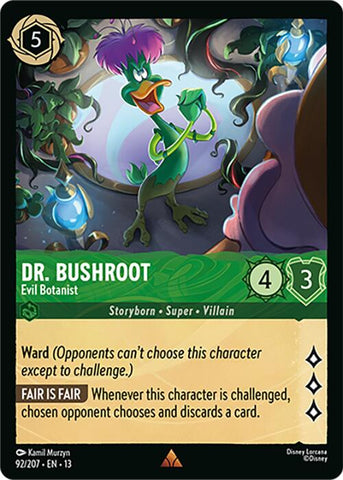 Dr. Bushroot - Evil Botanist (92/207) [Attack of the Vine!]