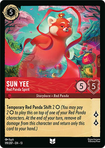 Sun Yee - Red Panda Spirit (119/207) [Attack of the Vine!]