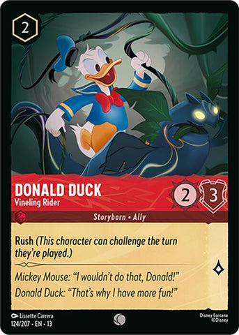 Donald Duck - Vineling Rider (124/207) [Attack of the Vine!]