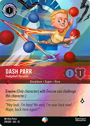 Dash Parr - Dodgeball Dynamo (Epic) (219/207) [Attack of the Vine!]