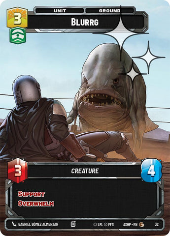 Blurrg (32) (Foil) (32) [Ashes of the Empire Weekly Play Promos]