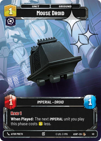 Mouse Droid (40) (Foil) (40) [Ashes of the Empire Weekly Play Promos]