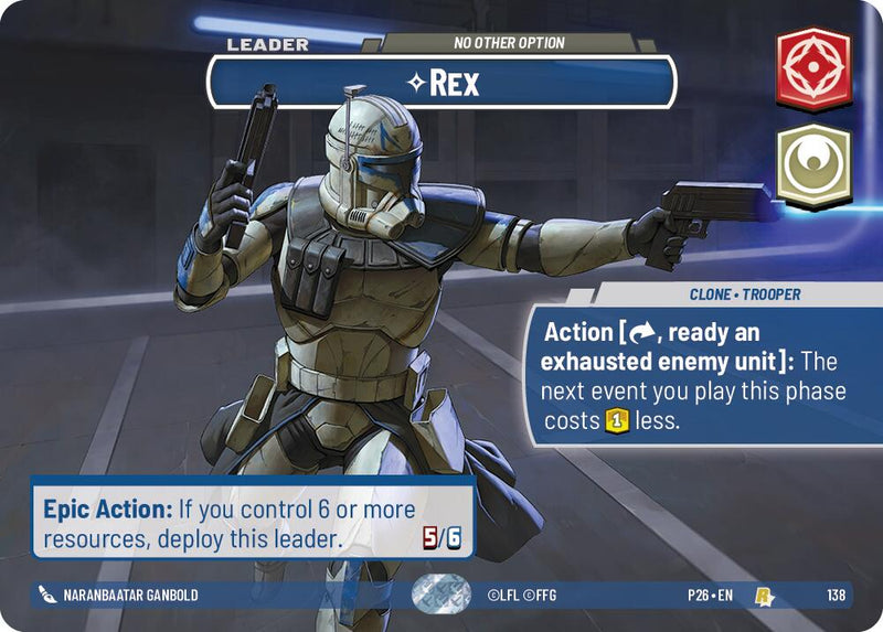 Rex - No Other Option (138) (Prize Wall) (138) [Galactic Championship 2026]