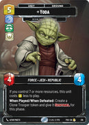 Yoda - Begun, the Clone War Has (216) (Foil) (216) [Sector and Regional Promos: Season 2]