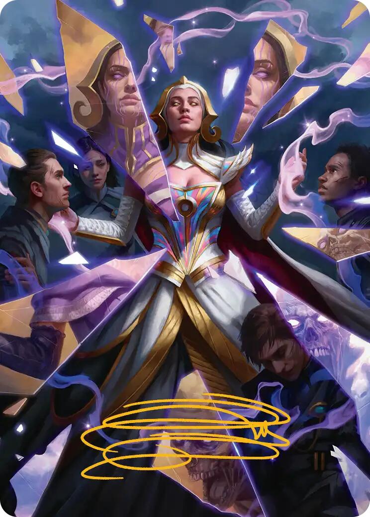 Return to the Light Realms Art Card (5/54) (Gold-Stamped Signature) [Reality Fracture Art Series]