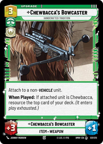 Chewbacca's Bowcaster - Handcrafted Tradition (127/272) (127/272) [Homeworlds]