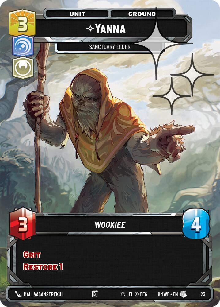 Yanna - Sanctuary Elder (23) (Foil) (23) [Homeworlds: Weekly Play]