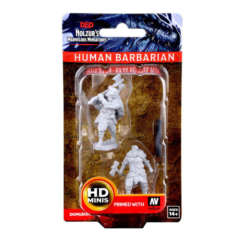 Wizkids Minis D&D 72643 Human Male Barbarian