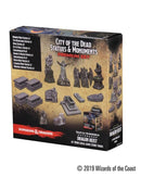 D&D Minis Icons of the Realms 9 : Waterdeep Dragon Heist City of the Dead Statues & Monuments Premium Set