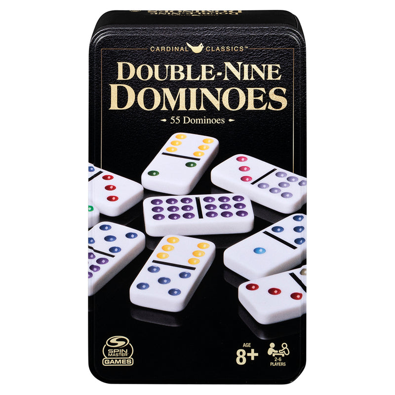 Dominoes Double 9 In A Tin