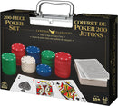Classic Poker Set - 200 Pieces w/ Case