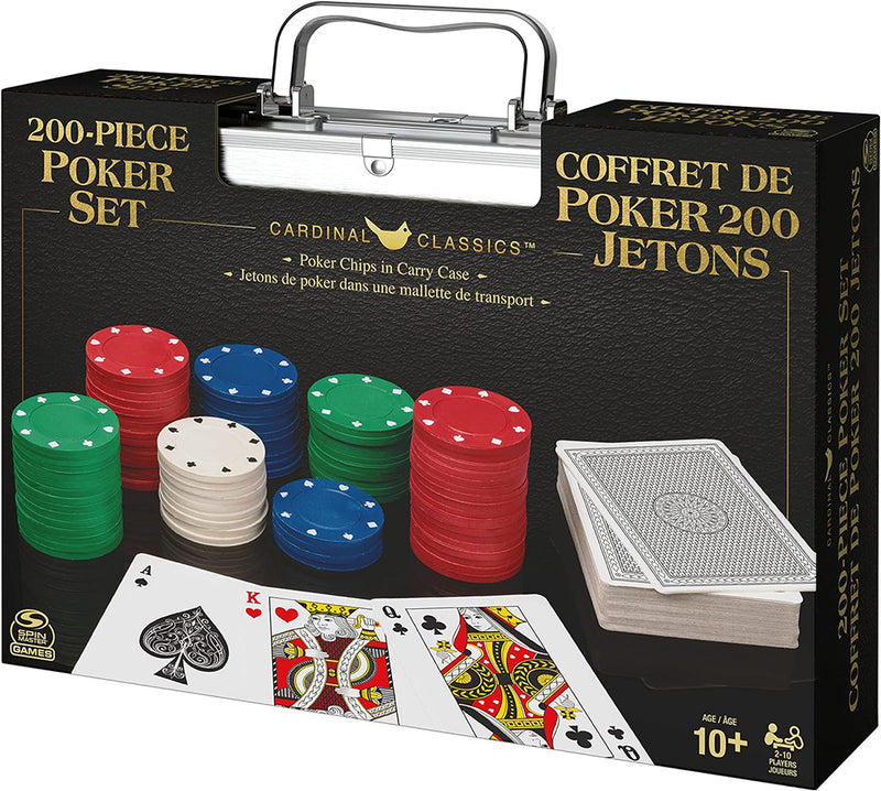 Classic Poker Set - 200 Pieces w/ Case