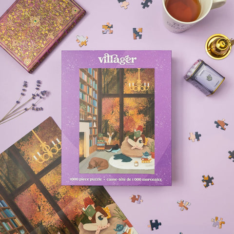 Villager Puzzle 1000 Piece Dream Library
