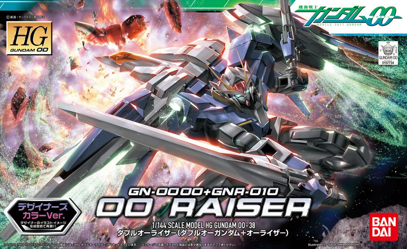 Gunpla HG 1/144 GN-0000+GNR-010 00 Gundam 00 Raiser "Gundam 00"