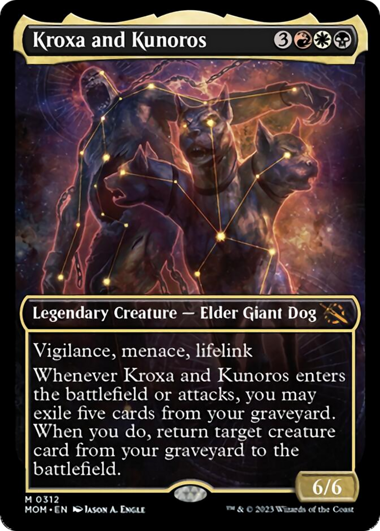 Kroxa and Kunoros (Showcase Planar Booster Fun) [March of the Machine]