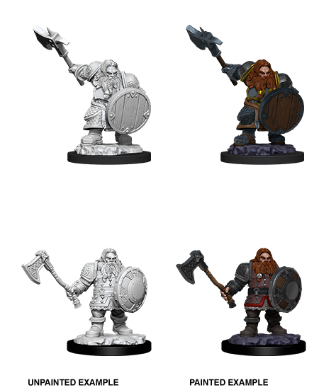 Wizkids Minis D&D 90004 Male Dwarf Fighter