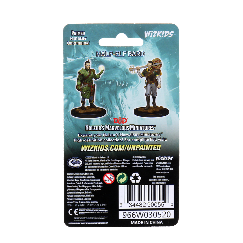 Wizkids Minis D&D 90055 Male Half-elf Bard