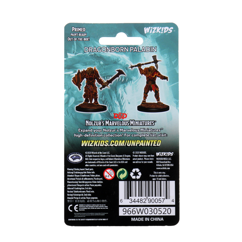 Wizkids Minis D&D 90057 Male Dragonborn Paladin