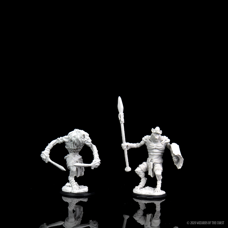 Wizkids Minis D&D 90066 Gnoll and Gnoll Flesh Gnawer