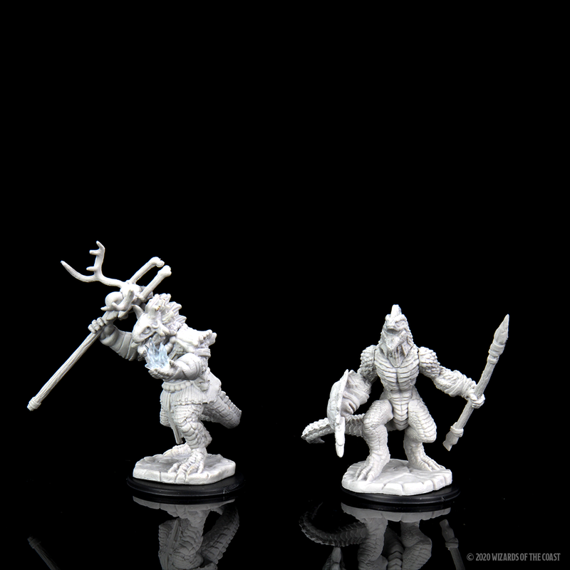 Wizkids Minis D&D 90074 Lizardfolk And Shaman