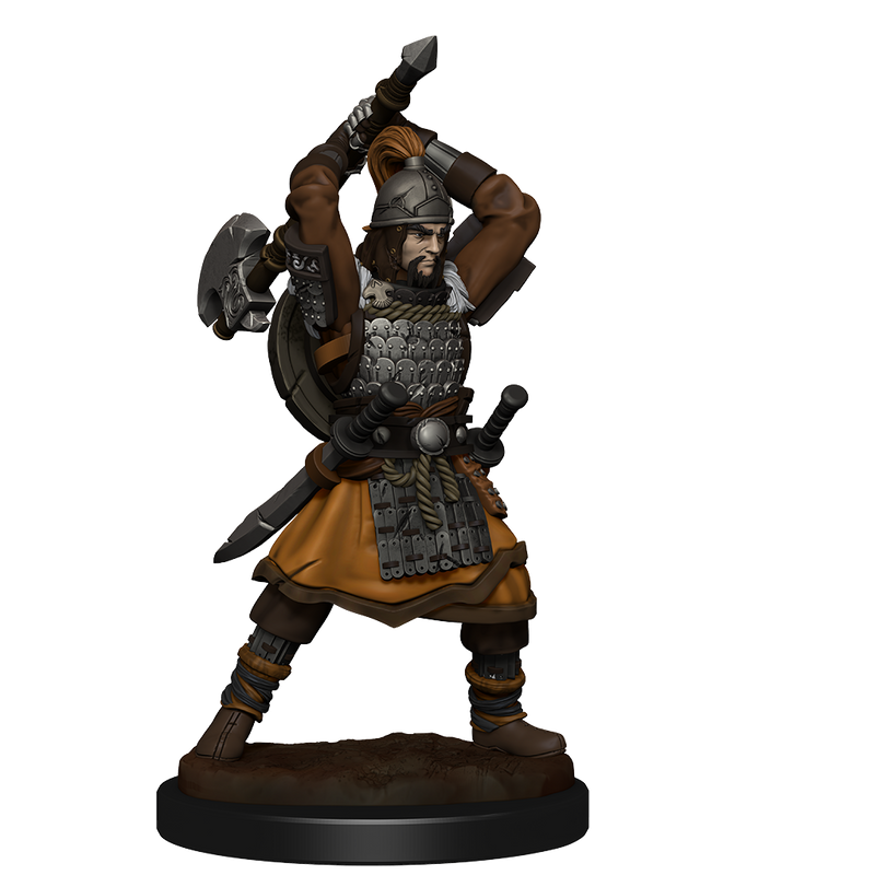 Wizkids Minis D&D 90138 Human Barbarian Male