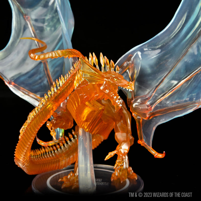 D&D Minis Icons of the Realms : Adult Topaz Dragon