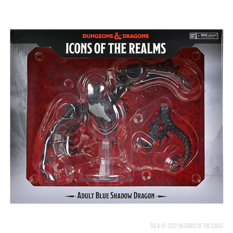 D&D Minis Icons of the Realms : Adult Blue Shadow Dragon