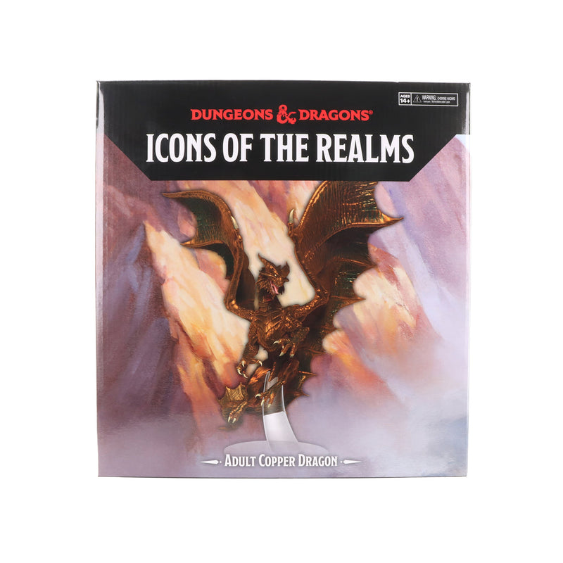 D&D Minis Icons of the Realms : Adult Copper Dragon