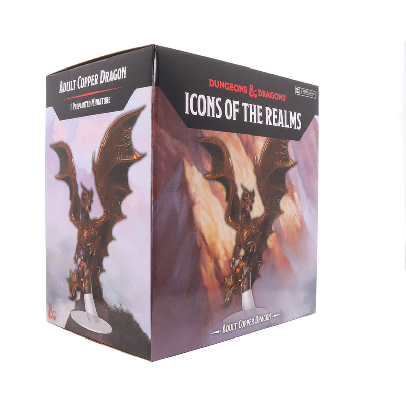 D&D Minis Icons of the Realms : Adult Copper Dragon