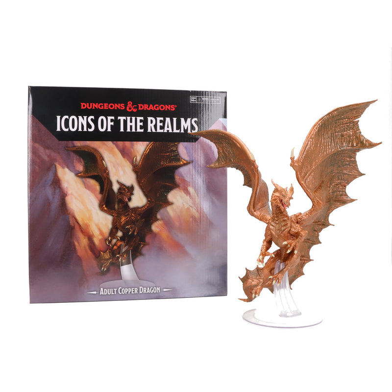 D&D Minis Icons of the Realms : Adult Copper Dragon