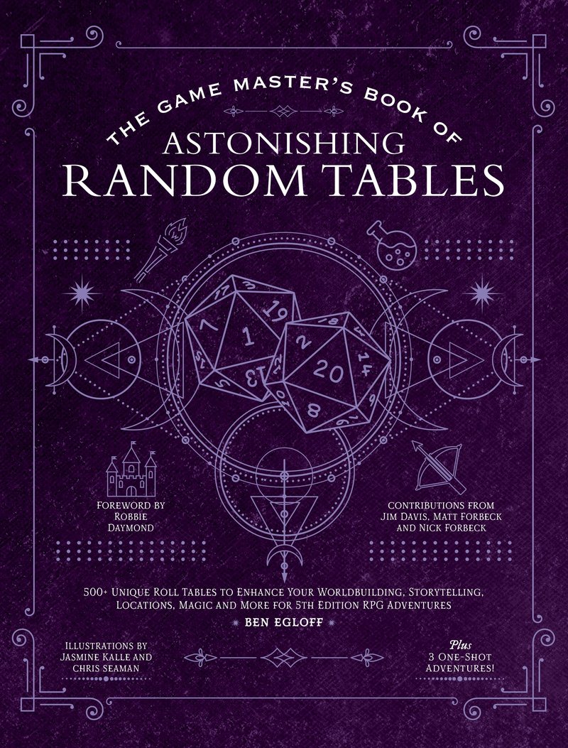 Rpg The Game Master's Book of Astonishing Random Tables