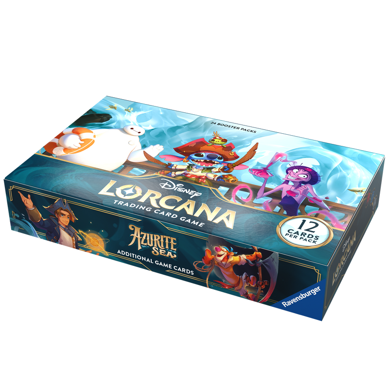 azurite sea booster box Disney Lorcana TCG: Azurite Sea