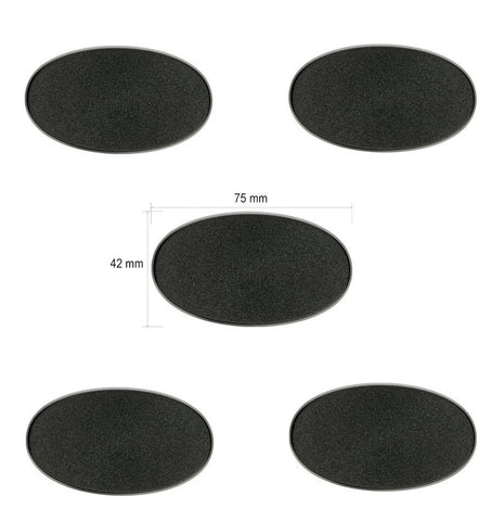 GW Base Oval 75x42mm Bulk (Single Base)