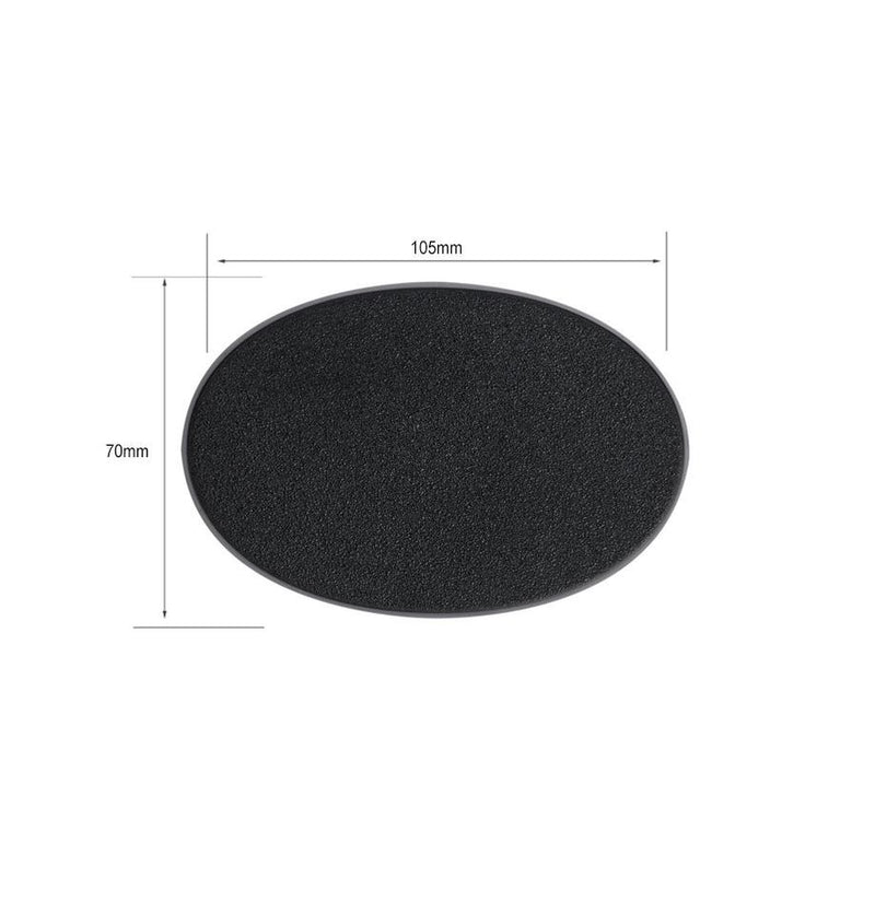 GW Base Oval 105x70mm Bulk (Single Base)