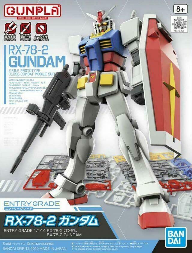 Gunpla Entry Grade 1/144 RX-78-2 Gundam